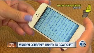 Warren robberies linked to Craigslist