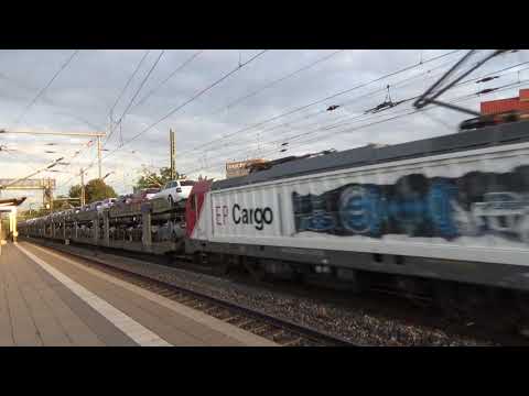 TXL 193 555 mit KLV trifft EP Cargo 187 mit Az in Hannover-Linden