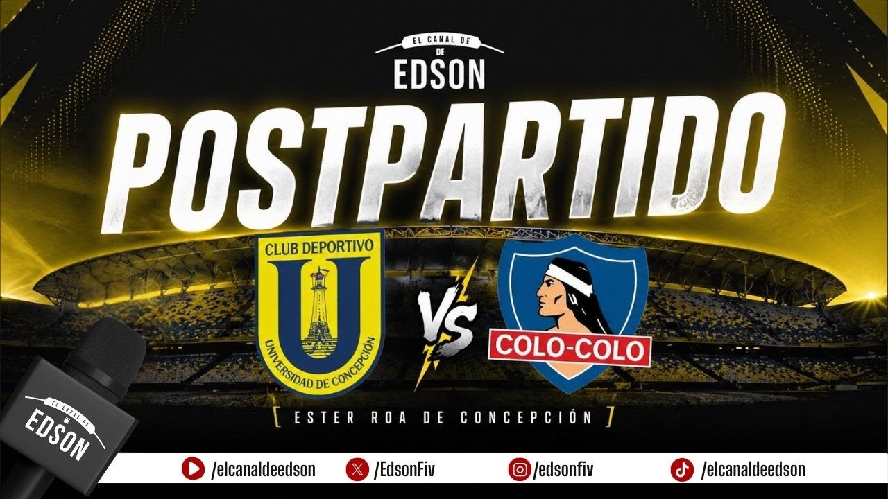 ⚪⚫POST PARTIDO: UNIVERSIDAD DE CONCEPCIÓN VS COLO-COLO | REACCIONES EN VIVO ⚽⚪⚫