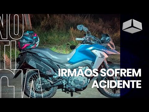 IRMÃOS SOFREM ACIDENTE DE MOTO NA BR 101 EM IBIRAPUÃ BA
