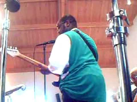 Justin Gray plays his version of amazing grace