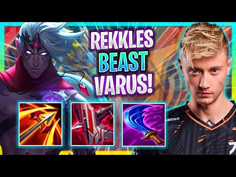 REKKLES IS A BEAST WITH VARUS! | FNC Rekkles Plays Varus ADC vs Draven! | Preseason 2023