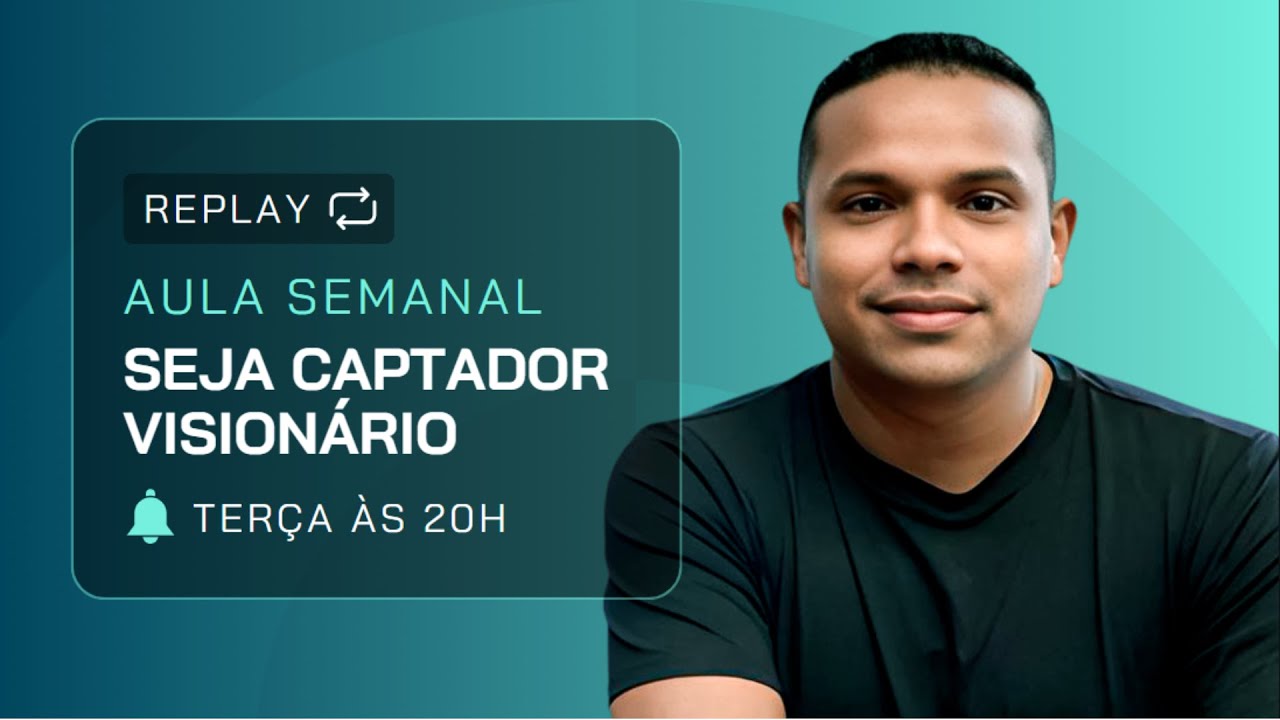 Como Transformar minha causa em um profissão lucrativa IAula Semanal - Seja Captador Visionário