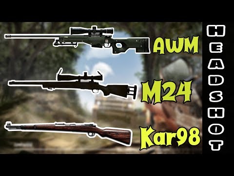 Awm M24 Kar98 Headshots Montage Best Sniper Guns in Pubg Mobile | Only Headshots | Epic Shots 2019