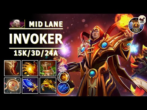 Invoker Mid Lane | 7.30e | Spirit Vessel Build Invoker | Dota 2 Immortal Gameplay
