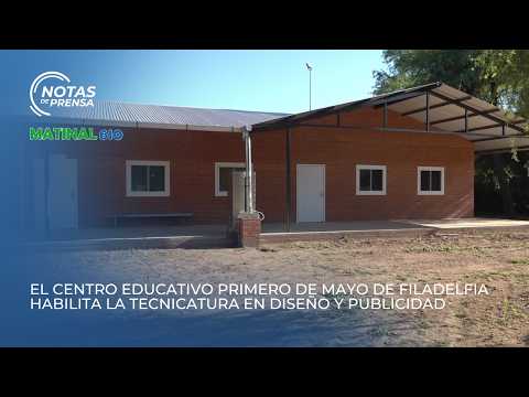 El Centro Educativo Primero de Mayo habilita en este año 2026 la tecnicatura en Diseño y Publicidad