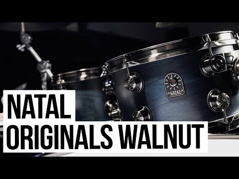 THIS DRUM KIT IS INSANE! - Natal Originals Walnut Drum Kit Demo
