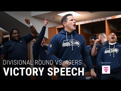 Head Coach Mike Macdonald's Victory Speech After The Divisional Round Win vs. the 49ers