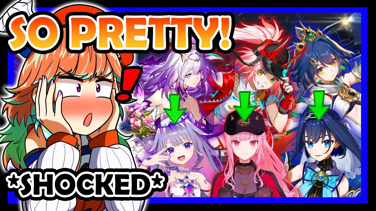 Kiara's Reaction to HSR Characters Being So Similar to Other Hololive Members 【Hololive EN】