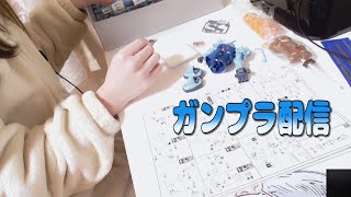 【HG 1/144  MA-07B-3 】雑談しながらガンプラ作り【GOUF CUSTOM グフカスタム】