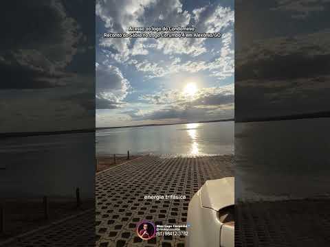 Acesso ao lago do Condominio Recanto do Sábia no Lago Corumbá 4 em Alexânia/GO