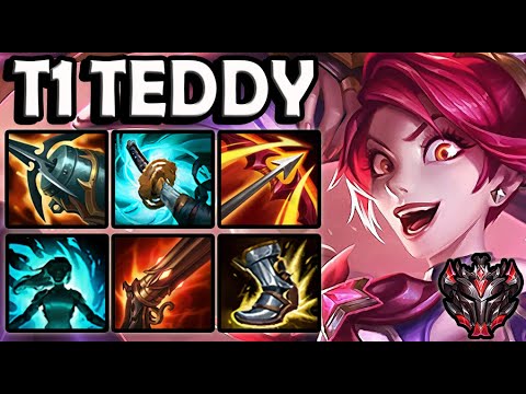 T1 Teddy JINX ADC vs APHELIOS - Patch 11.8 Ranked Korea ✅