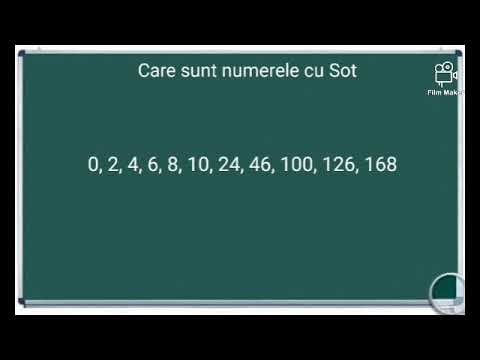 Care sunt Numerele cu Sot , exemple exercitii matematica