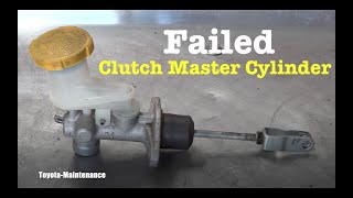 Clutch Master Cylinder Failure