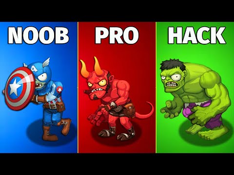 NOOB vs PRO vs HACKER - Plants vs Zombies 3 ONLINE