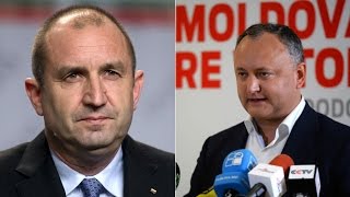 Pro-Russian candidates win Moldovan, Bulgarian presidential elections