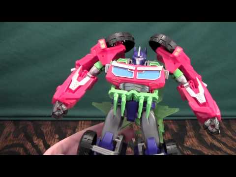 Transformers Prime Beast Hunters Voyager Optimus Prime Review