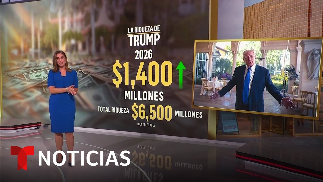 Así ha crecido la fortuna de Trump como presidente, según Forbes | Noticias Telemundo