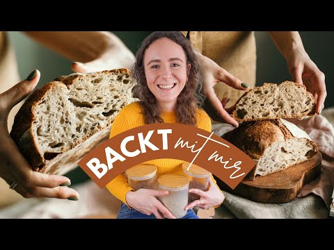 Bake with me #1 » Making sourdough & baking sourdough bread│Vegan Baking