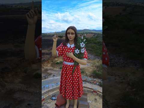 NOVA ESTÁTUA DA BEATA MENINA BENIGNA EM SANTANA DO CARIRI #catolicos #beatabenigna #santanadocariri