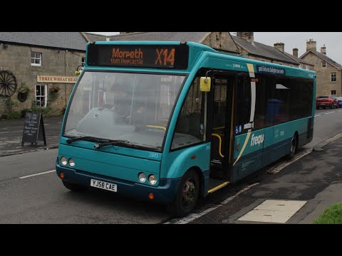 Incredibly Nice Sounding | Route X14: 2843/YJ58CAE - Optare Solo M950