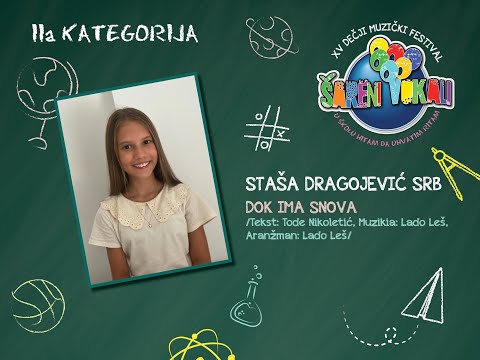 *15. FESTIVAL ŠARENI VOKALI 2025 - Staša Dragojević / Dok ima snova