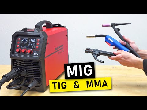 6 in 1 Multi Welding Machine (MIG, Spot, TIG, MMA...) - ARCCAPTAIN MIG200 | Unboxing and Test