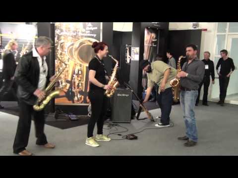 Musikmesse 2013 Saxofon Jam
