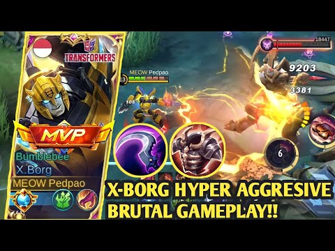 X-BORG HYPER BRUTAL AGGRESIVE ‼️| BEST BUILD X-BORG 2023 | BUILD X-BORG TERSAKIT 2023