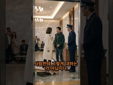 사이다각ㅣ 경비원한테 쇼핑백 던지며 갑질한 명품녀 등산복 아저씨를 보고 얼어붙은 이유