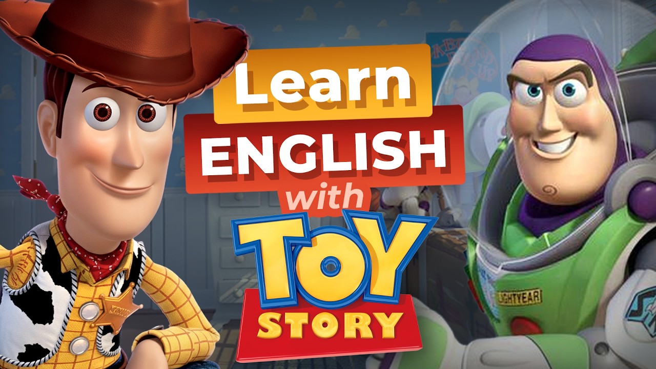 Learn English with TOY STORY — Woody Meets Buzz Lightyear