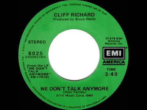 1980 HITS ARCHIVE: We Don’t Talk Anymore - Cliff Richard (U.S. 45 single version--#1 UK hit)