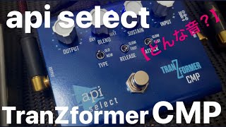Video thumbnail for 【どんな音？】api select TRANZFORMER CMP by PedalSoundMafia