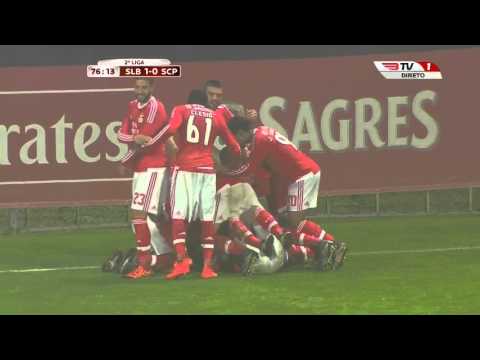 Golo Benfica B 1 x Sporting B 0 - Segunda Liga