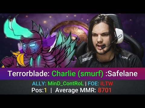 Terrorblade Perspective by Charlie (smurf) | @1440p | Safelane Pos:1 | ALLY: MinD_ContRoL | FOE: IL