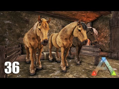 Taking the HORSES to BASE 02 - DANGERS ON THE WAY - ARK Survival Evolved Ragnarok - Ep 36