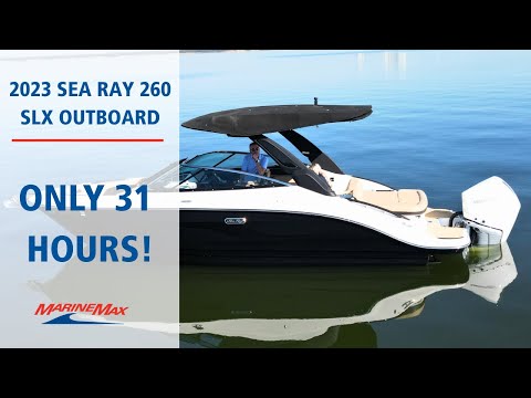 Sea Ray SLX 260 Outboard video
