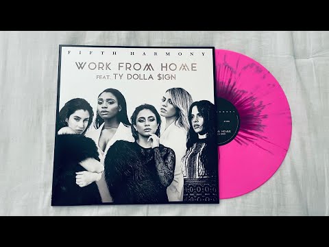 Fifth Harmony - Work From Home Feat. Ty Dolla $ign (UO Exclusive Pink Splatter Vinyl) [Unboxing]