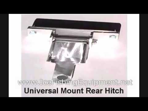 ATV UTV ice fishing portable ice shack trailer hitch fits cl