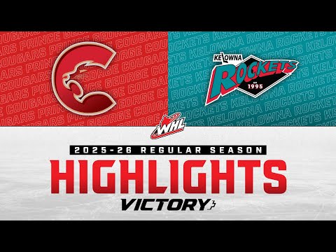Prince George Cougars at Kelowna Rockets 12/03 | WHL Highlights 2025-26
