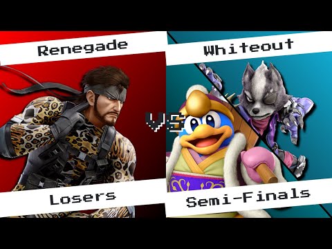 Renegade (Snake) Vs. Whiteout (Wolf/King Dedede) | Losers Semi-Finals