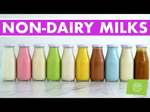 10 Homemade Nut & Non-Dairy Milks, Vegan Recipes + FREE EBOOK!