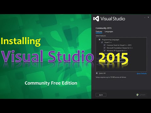 Visual Studio 2015: Installation and Setup for C/C++ development
