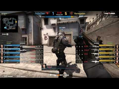 Starladder Berlin 2019 CS:GO | Legends Stage Round 4 Elimination Match 3 (1/3) | FaZe vs Renegades