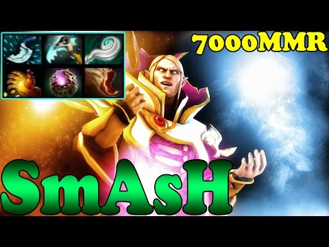 Dota 2 - SmAsH 7000 MMR Plays Invoker Vol 5 - Ranked Match Gameplay