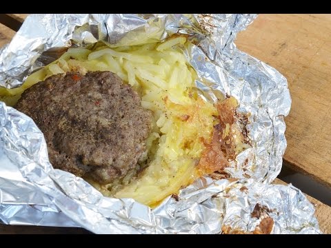Foil Pack Sausage Breakfast  - Camping Recipe | RadaCutlery.com