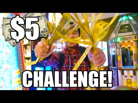 Winning prizes for our fans! $5 arcade challenge at Nickel City!