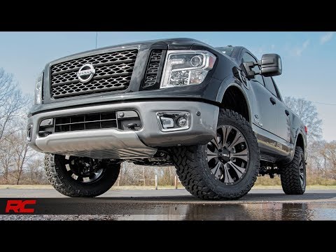 2017 Nissan Titan (Non-XD) 3-inch Bolt In Suspension Lift Kit by Rough Country
