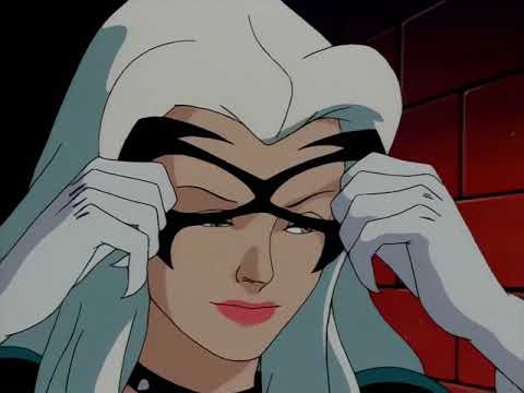 Black Cat and Spider Man Flirting and Kissing