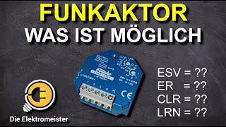 Eltako Funkaktor Funktionen einstellen + Funktaster einlernen!! Shelly alternative für Proofwood ;)